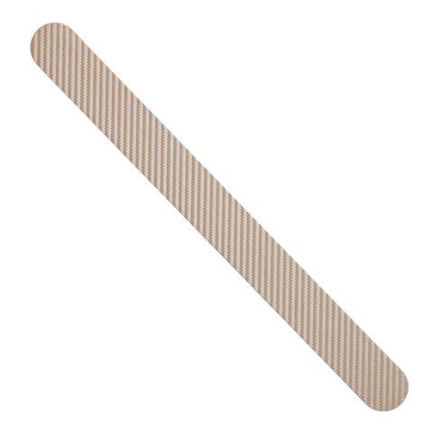 NomadX Edge Only padel racket edge protector in Carbon Fibre Gold, unpackaged, diagonal view