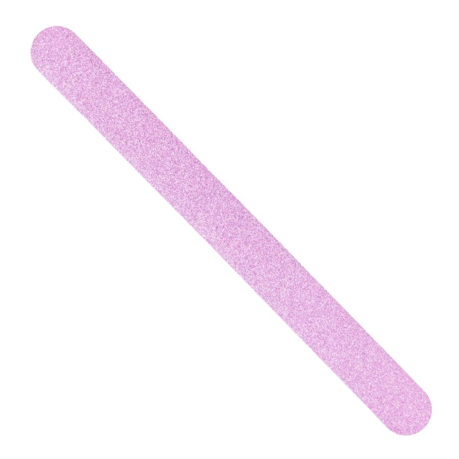 NomadX Edge Only padel racket edge protector in Glitter Baby Pink, unpackaged, diagonal view