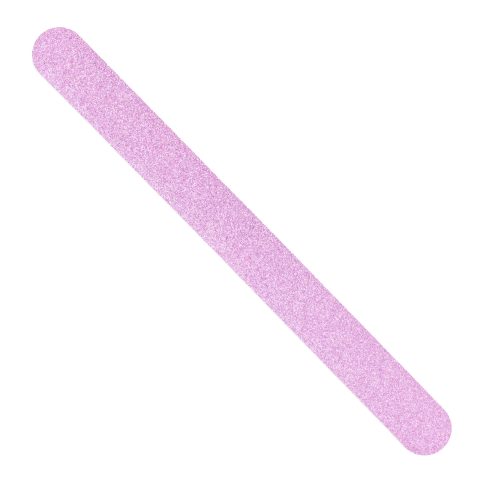 NomadX Edge Only padel racket edge protector in Glitter Baby Pink, unpackaged, diagonal view